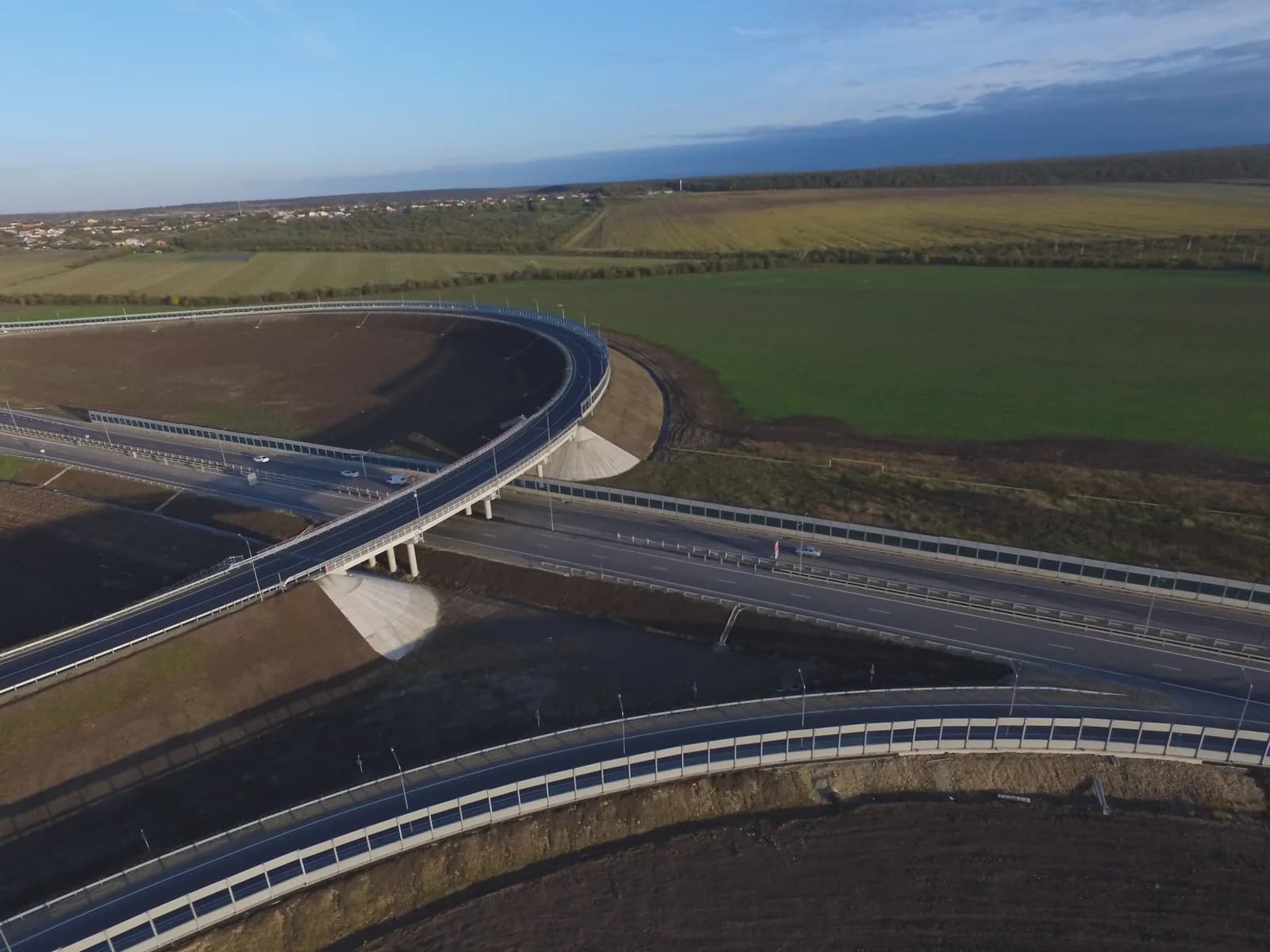Планировочная структура дорожной развязки обхода Майкопа